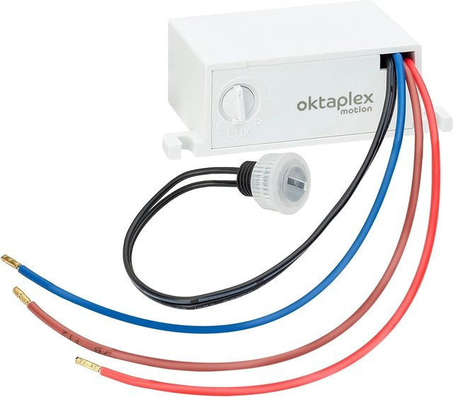 Oktaplex Jasy Dämmerungssensor für Außen und Innen, IP65, Weiß, 230V - Bild 1
