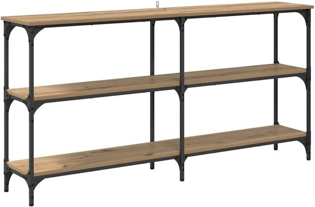 vidaXL Konsolentisch Artisan-Eiche im industriellen Stil, Farbe Braun, B/T/H: 150 x 29 x 75 cm - Bild 1