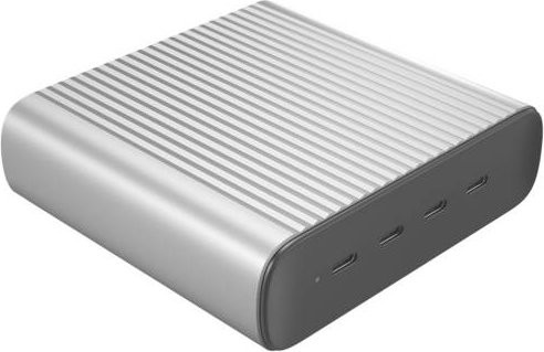 HYPER HyperJuice 245W GaN Universal Notebook-Netzteil mit USB-C in Silber - Bild 1