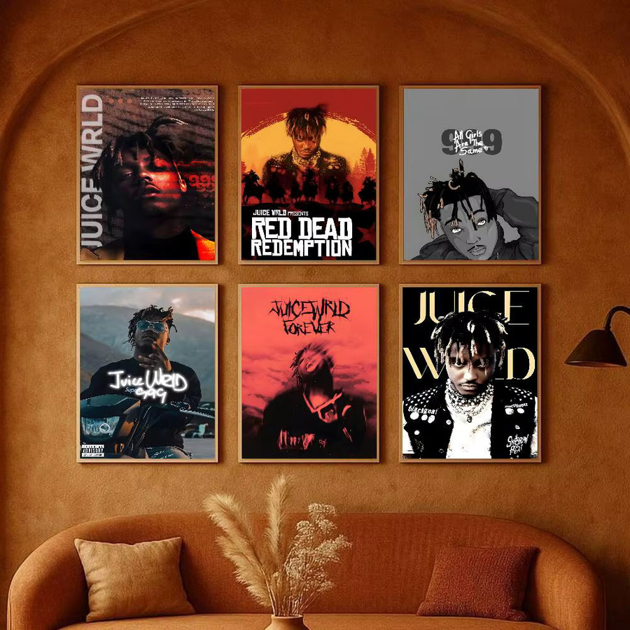 Singer J-Juice Wrld Kunstaufkleber wasserdicht und selbstklebend für deine Heimdekoration - Bild 3