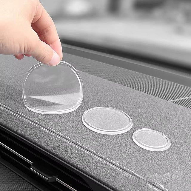2er-Set XMSJ Anti-Rutsch Dashboard Matte aus transparentem Silikon-Gel als multifunktionaler Halter für dein Handy - Bild 1