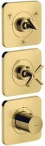 Hansgrohe Axor Citterio E UP-Thermostat 380/120 mit Safety Stop in Gold Optik - Bild 1