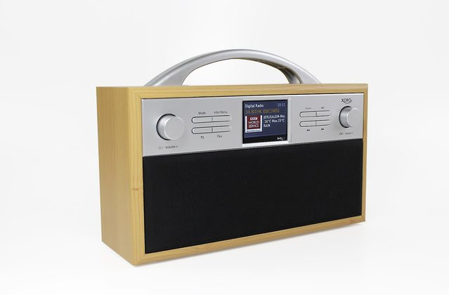 Xoro DAB 250 IR WLAN-Stereo-Internetradio mit DAB+, FM, Bluetooth und Spotify in Braun - Bild 1