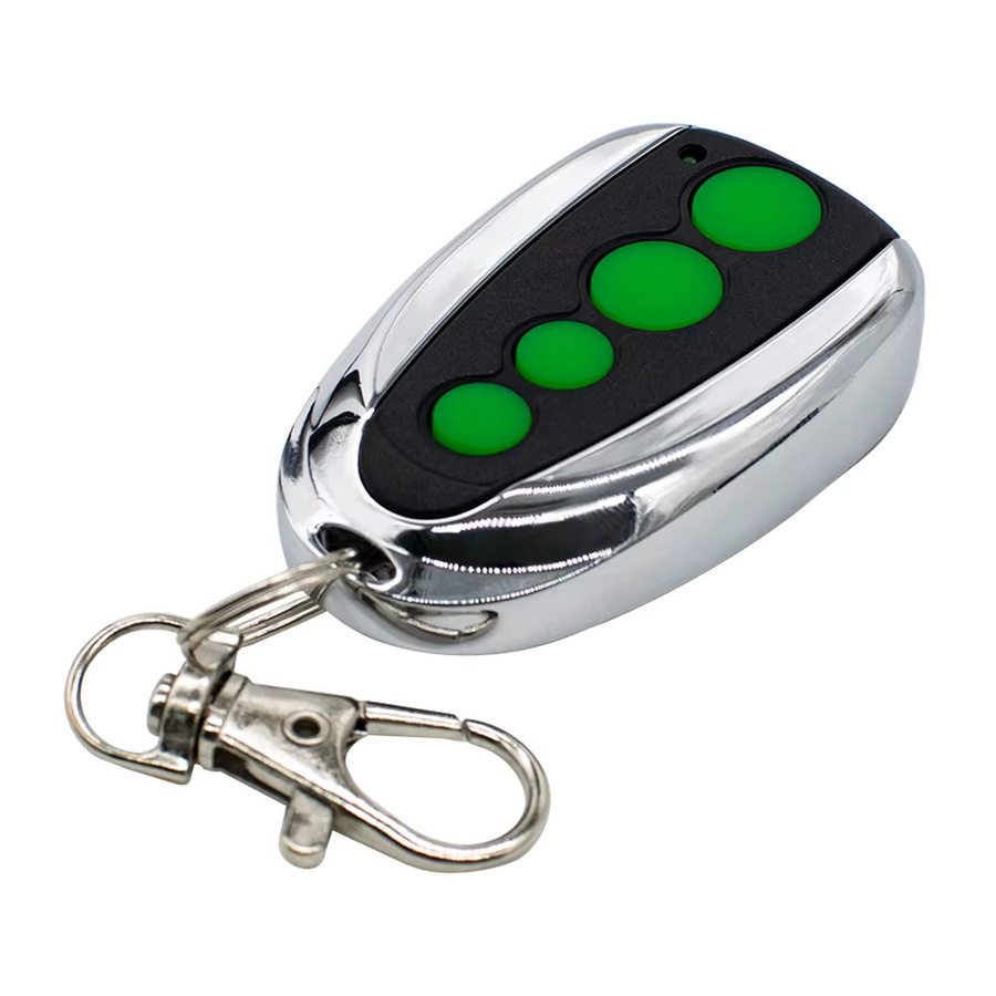 TOPENS M12 Rolling-Code-Fernbedienung mit 4 Tasten in Silber, kompatibel mit allen TOPENS Toröffnern, 433,92MHz - Bild 3