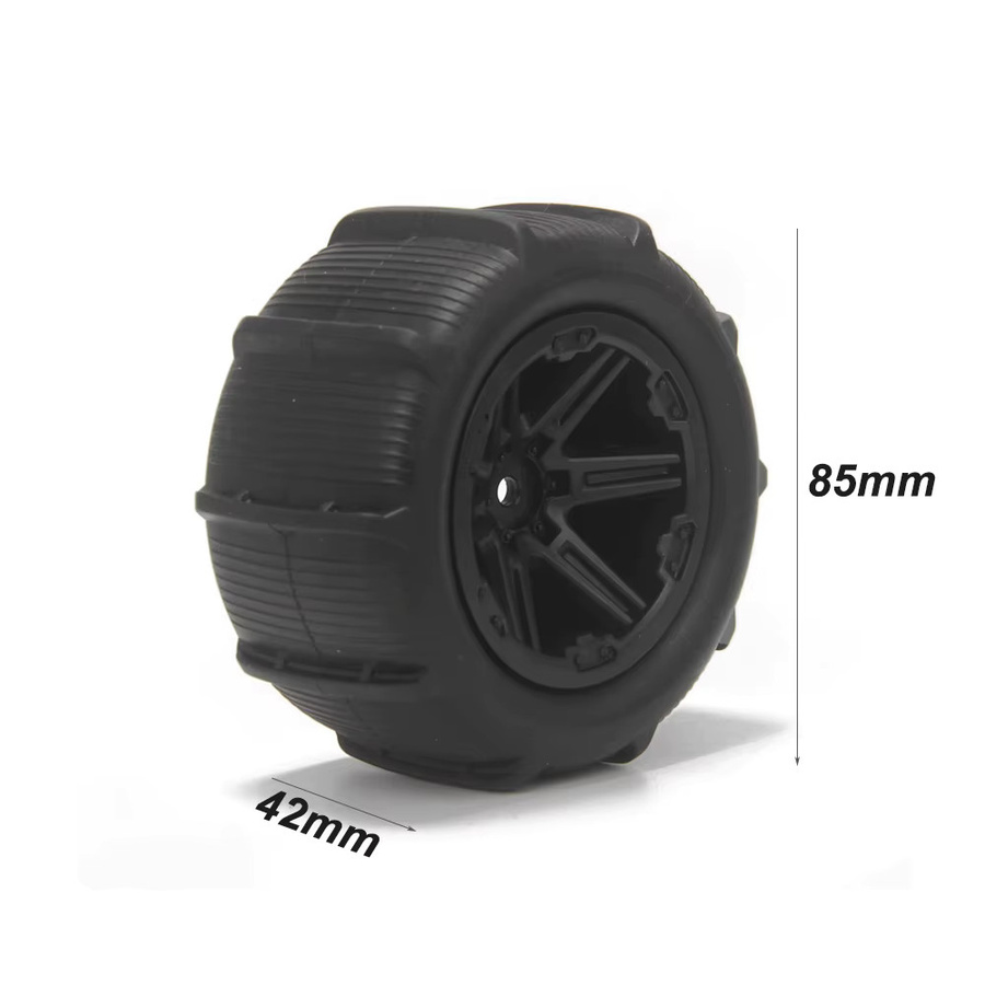 NeebRC RC-Reifen, 4-teiliges Set, 85mm, 12mm Sechskant-Räder - Bild 2