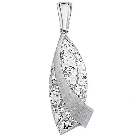 Colfem Anhänger 925 Silber, matt gehämmert, Unisex - Bild 1