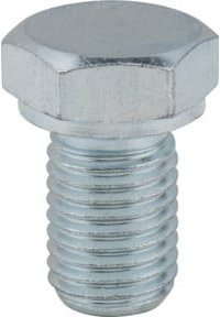KS Tools Ölablassschraube mit Sechskant 17 mm, M12 x 1,5 x 18 mm, silber, 25er-Pack - Bild 1