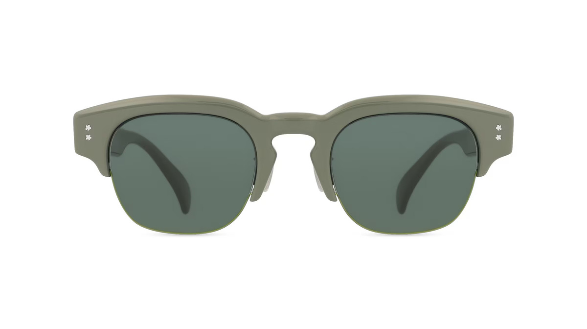 Kenzo KZ40179U Sonnenbrille, Vollrand, Quadratisch, Kunststoff, Herren, grün - Bild 1