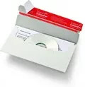 ColomPac CD/DVD Versandtasche aus Wellpappe in Weiß mit selbstklebendem Verschluss - Bild 1