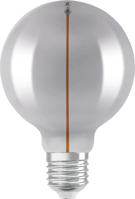 Osram LED-Leuchtmittel E27 Globeform in Smoke, warmweiß, 2,2 W, 1800 Lumen, H x Ø: 13,8 x 9,5 cm - Bild 1