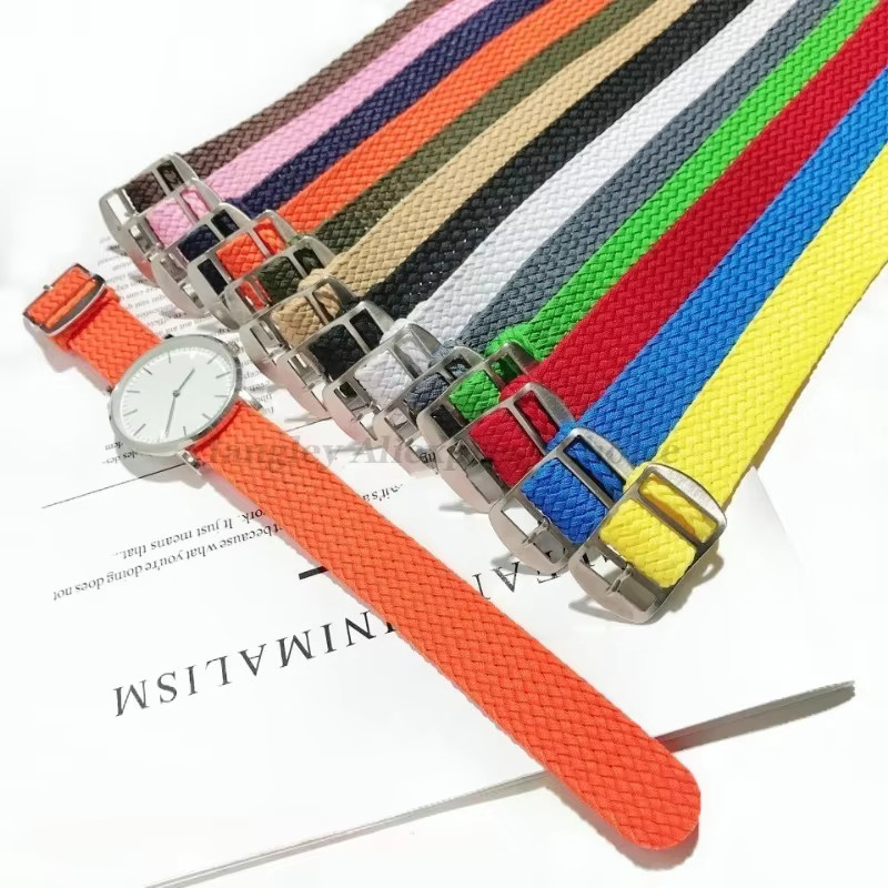 Uhrenarmband Langley, Nylon, Textil/NATO, Bunt, Unisex - Bild 1