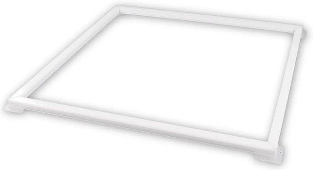 LUXULA LED Leuchtrahmen Panel Weiß, B/H: 62 x 62 cm, 40W, 4000lm, 4000K Neutralweiß, UGR22 Rasterdeckenleuchte für Büro und Arbeitsräume - Bild 1