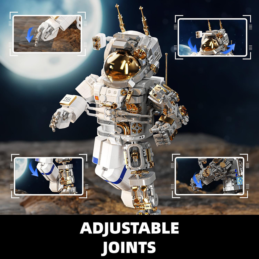 Yiran toy Astronauten Luft- und Raumfahrt Montagebausteine 860-teiliges Set - Bild 3