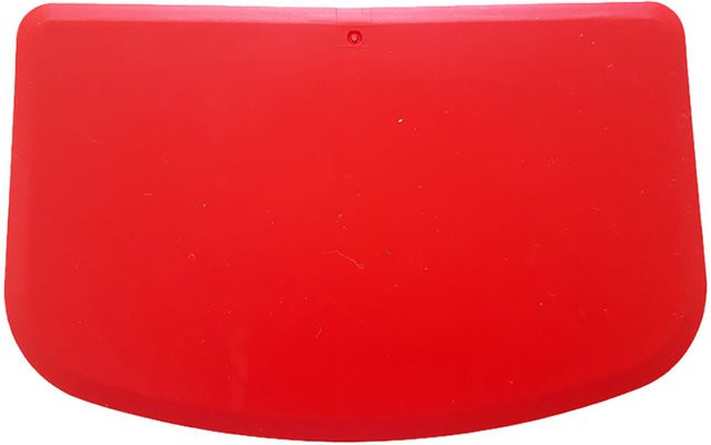 Scaritech Rechteckiger Teigschaber aus Silikon und Kunststoff, Rot, 50er Packung - Bild 1