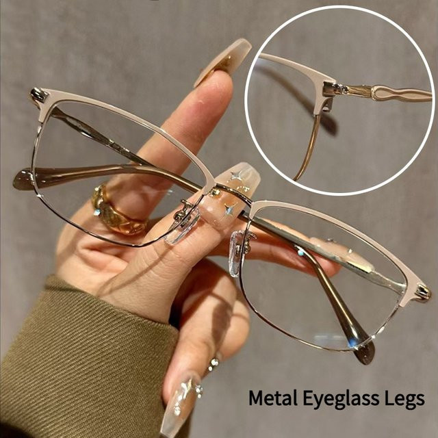 MDOD Lesebrille, Metall, rectangular, Anti-Blaulicht - Bild 1