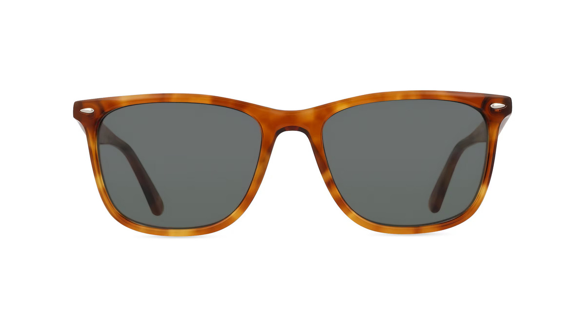 Fackelmann JIL 011 SUN Sonnenbrille Vollrand, quadratisch, Acetat, Unisex, braun - Bild 1