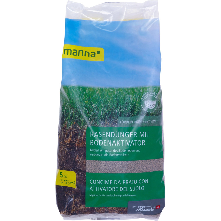 Manna Rasendünger mit Bodenaktivator Slow-Release 5 kg - Bild 2