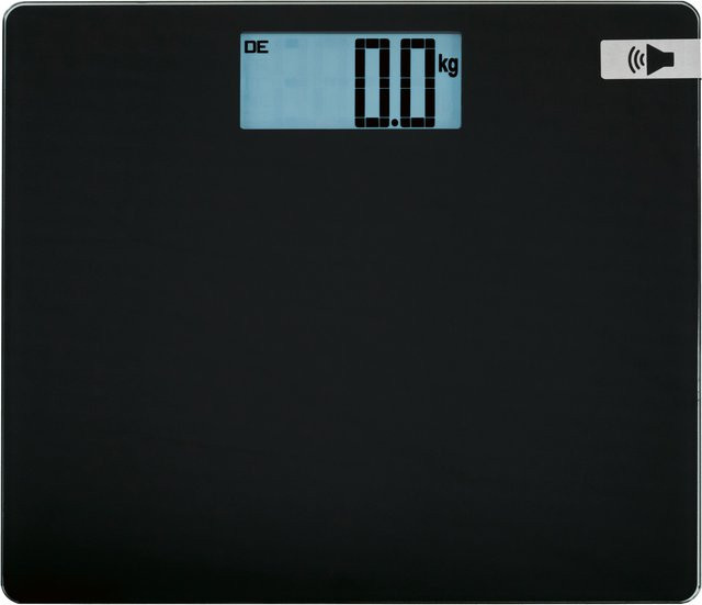 CIEN BEAUTY Sprechende Personenwaage SBPWS 180 A1 in Schwarz - Bild 1