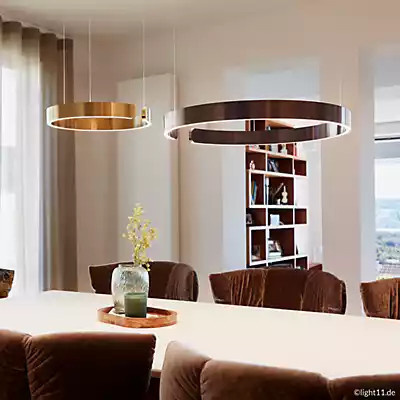 Occhio Mito Sospeso 40 Fix Up Table Pendelleuchte LED in Bronze und Weiß matt mit einstellbarer Farbtemperatur - Bild 1
