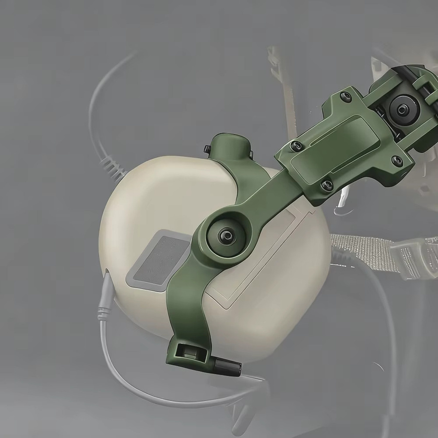 YHKEMA Helmschienenadapter in Green für taktische Headsets, passend für OPS Core ARC und Team Wendy Rail - Bild 3