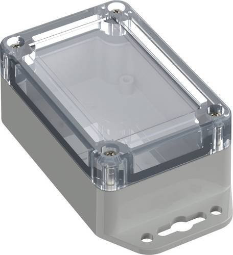 TRU COMPONENTS Flansch-Gehäuse TC-10860436 aus ABS-PC in Lichtgrau, B/T/H: 90 x 60 x 39,90 cm - Bild 1