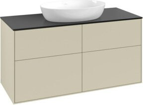 V&B Waschtischunterschrank Finion in Blau und Grau, lackiert, B: 120 cm, T: 50,1 cm - Bild 1