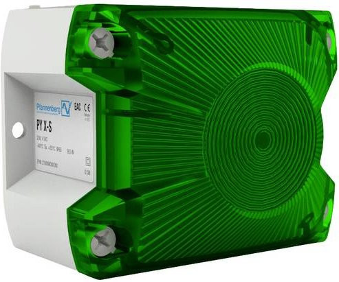 Pfannenberg Signalleuchte PY L-S / PY L-S-RGB Grün Blitzlicht und Blinklicht 230 V/AC in Grau - Bild 1