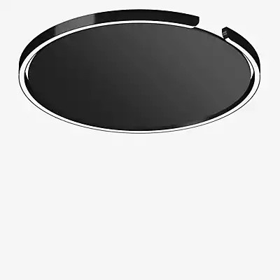 Occhio Mito Soffitto 60 Up Narrow LED Wand- und Deckenleuchte in Black Phantom mit schwarzer Abdeckung matt - Bild 1