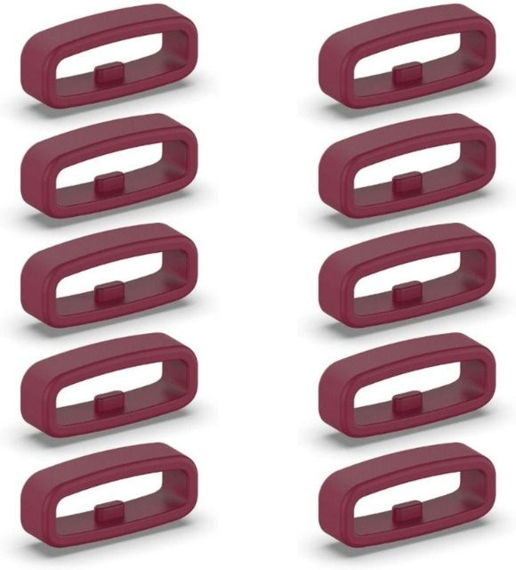 Yayun Uhrenarmband Halter Silikon, 20mm, Red brown, Unisex - Bild 1