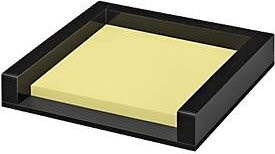 WEDO Zettelbox Black Office in Schwarz mit 50 Haftnotizen - Bild 1