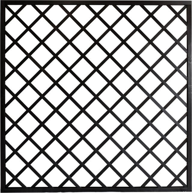 Sichtschutzzaun-Element Nancy von Andrewex aus Kiefernholz in Anthrazit, B/H: 180 x 180 cm, 3-fach lasiert - Bild 1