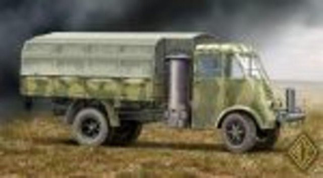 ACE AHN French 3,5t Gas generator truck, Fahrzeuge, 1:72, Grün - Bild 1