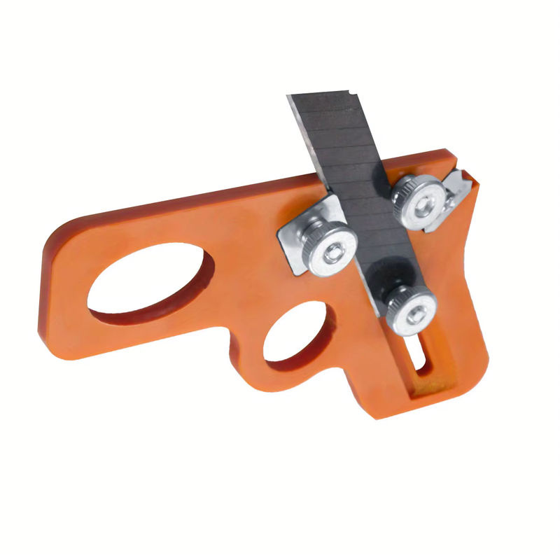 Manueller Kantenanleimschneider JIGHOLE in Orange zum Anfasen und Entgraten für Möbel - Bild 5