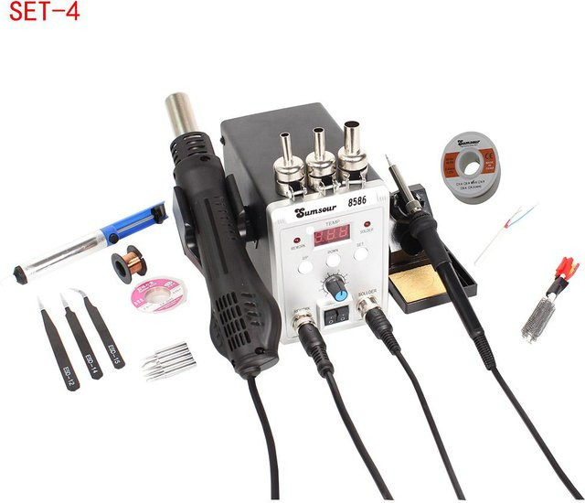 Sumsour 2-in-1 Schweißreparaturwerkzeug 8586 in Silber - Bild 1
