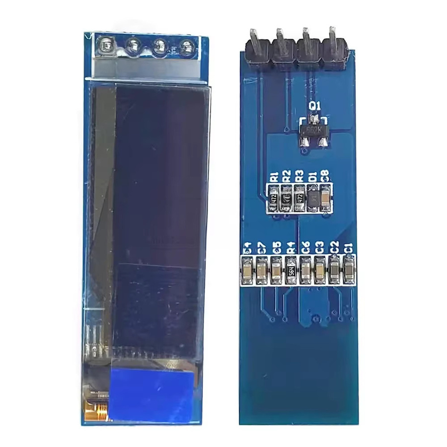 UICPAL OLED-Anzeigemodul mit 0,91 Zoll Display, IIC 12832 Laufwerk IC SSD1306, 4PIN, Blau - Bild 3