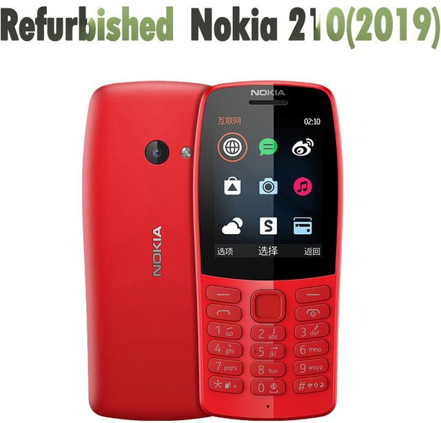 Refurbished Nokia 210 Dual-SIM Mobiltelefon Schwarz - Bild 1