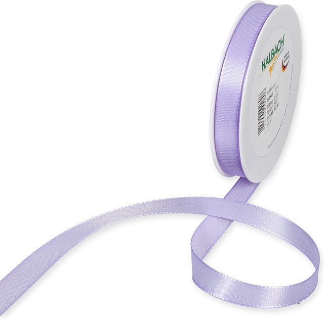 Halbach Taftband aus 100% Polyester in Lavendel, Breite: 15 mm, Länge: 10 m - Bild 1