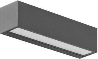 Brumberg LED-Wandleuchte Grau in Strukturgraphit mit IP65 Schutzart - Bild 1