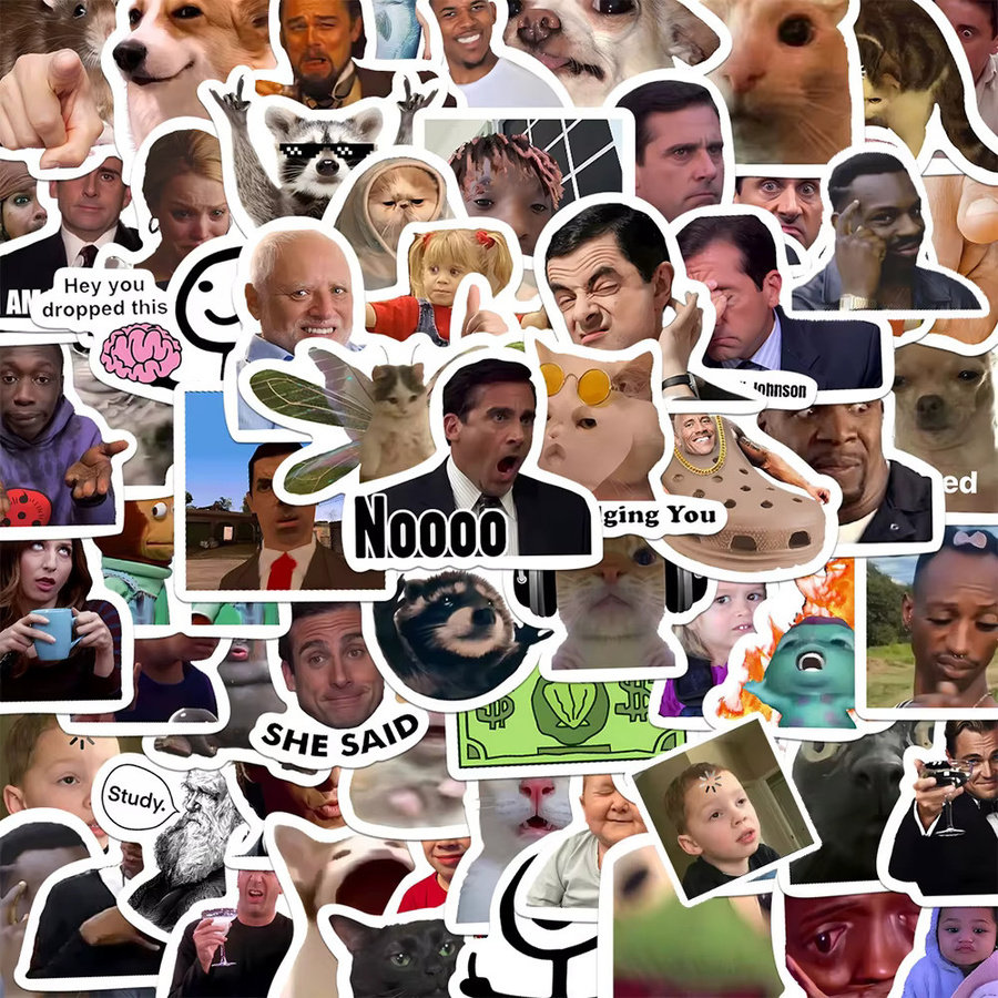 Rspctou Meme-Aufkleber, Sticker, multicolour - Bild 2