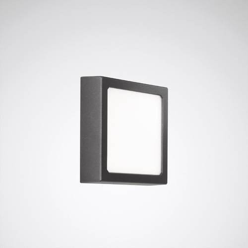 Trilux LED-Wandleuchte 7867840 in Anthrazit mit opalem PMMA-Diffusor, IP65 und IK10 Schutzklasse - Bild 1