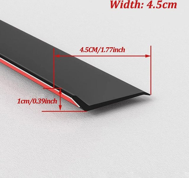Garbword Wasserabweisende Regendichtung für Hausfenster und Schiebefenster, Selbstklebende Dichtungsleiste aus EPDM-Gummi, Grau, Länge: 1 m - Bild 1