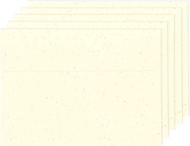Rico Design Paper Poetry Renew Umschläge B6 in Elfenbein aus Recyclingpapier - Bild 1