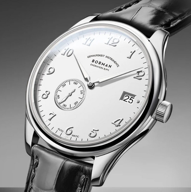 BORMAN Armbanduhr Automatik, Leder, Roségold, 41 mm, Herren - Bild 1