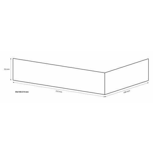 ELABRICK Eckverblender Bergen in Anthrazit mit Steinoptik für Garten und Terrasse, 1,5 m² - Bild 2