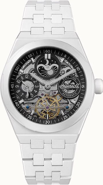 Ingersoll Automatikuhr, Keramik, Schwarz, 43 mm, Herren - Bild 1
