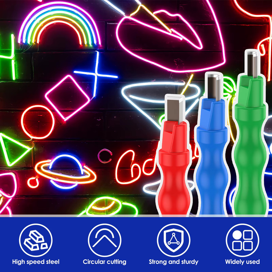 Hands DIY Split LED Neon Streifen Schneidewerkzeug mit Rechtswinkel-Bogenmesser für weiche Gummistreifen und Holzbearbeitung - Bild 4