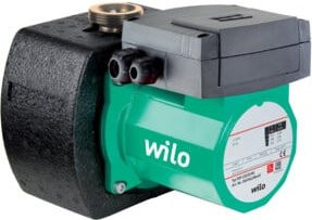 Wilo Standard-Trinkwasserpumpe TOP-Z 30/10 in Grün aus Messing, G 2, 180mm, 400 V, PN 16 - Bild 1