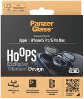 PanzerGlass Display- und Rückseitenschutz sowie Kameraobjektivschutz für iPhone 15 Pro, iPhone 15 Pro Max und iPhone 15 Max in Blau - Bild 1