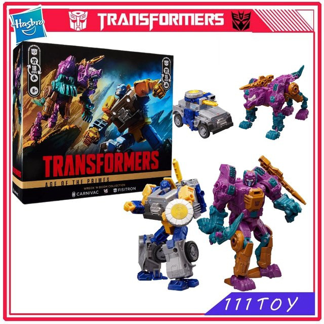 Hasbro Transformers Classic Age Of The Primes Carnivac Fisitron Actionfigur, Roboterspielzeug - Bild 1