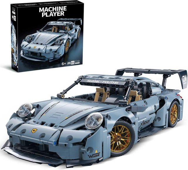 TOYLINX Sport-Rennwagen-Bausatz, Rennmodellauto, 1:14, ab 6 Jahren - Bild 1